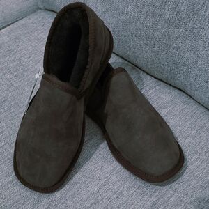 NEW Unisex EMU Australia Brown Suede Slippers